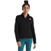 THE NORTH FACE - Giacca in Fleece a Rete Cedar Trail da Donna - Leggera, Traspirante, Stretch - Materiali Riciclati - Giacca con Zip-TNF BLACK, S