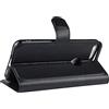 Kezaizhe Custodia per Alcatel 1S 2019 PU Pelle Wallet Protettivo Cellulare Flip Cover per 1S 2019 Alcatel 5024D 5024Y 5024K a Portafoglio Telefono con Magnetica (Black)