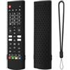 Generico Custodia in silicone coperchio di protezione misura per LG AKB75375604 AKB75095302 AKB73715601 per LG AKB Serie Smart TV telecomando Copertura (black)