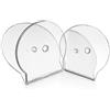 Dragon Trading®, 50 custodie a conchiglia trasparenti per CD e DVD