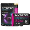 Mystor Scheda di memoria micro SD per Samsung Galaxy Tab S7, S6, A7, A8, S6 lite, S7 Plus, A7 lite, scheda di memoria micro SD per tablet Samsung, MicroSD UHS-1 U3 MicroSDXC (32 GB MicroSD RapidEdge)