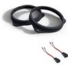 Audioproject A319-10 - Kit Installazione Supporti Adattatori Casse Autoradio Altoparlanti per Fiat Ducato Fiat Punto Fiat 500 Alfa Romeo Lancia Iveco Opel Corsa Ford Peugeot Citroen 165mm