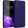 kwmobile Cover per Samsung Galaxy A52 / A52 5G / A52s 5G Custodia - Back Case per Smartphone in Silicone TPU - Protezione Gommata - velvet blue
