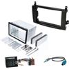 Audioproject A300-20 - Autoradio Set Mascherina Radio Metallo Slot 2 DIN Compatibile con Mercedes Benz Classe A W169 Classe B T245 Sprinter W906 Viano Vito W639 Adattatore Radio Antenna Adattatore