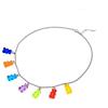 CrownOfRibbons Collana con Ciondolo a orma di Orsetto gummoso Crown of Ribbons, da Donna, en Sacchetto Regalo en Organza