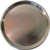 PARDINI - Teglia tonda in rame stagnato, bordo 2cm, diametro 45 cm, ideale per farinata, cecina, pizza o focaccia