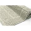Cristina Carpets POP Tappeto Cotone. Lavabile. per Bagno e Cucina (Grey. 60x100cm)