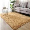 ZJEQZH Tappeti Scendiletto Camera da Letto, Tappetino Camera da Letto, Tappeto Rosa, Tappeto Camera Ragazza, Tappeto Camera da Letto Moderno per Soggiorno, Camera da Letto, Comodino, Divano(Brown,140x200 cm)