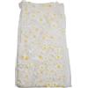 FUANA Tessuto in pizzo floreale ricamato su rete di garza traspirante per la produzione di abbigliamento, cucito e applicazioni artigianali in tessuto (stile C)