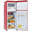 staronce Frigorifero Retro 92L Doppia Porta, 28L Congelatore + 64L Frigo, Rosso