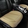 HOMOSTARRY 2 Pack Copertura Del Sedile Auto In Pelle Solo Inferiori Universale Beige | Antiscivolo Coprisedili Anteriori In Pelle, Con Borsa Stoccaggio, Universali Per La Maggior Parte Delle Auto, Suv, Pick-Up