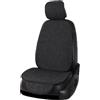 LOAGHBA Coprisedili Auto per Leapmotor T03 2024 2025 2026, Anteriori Posteriori Coprisedile Set Completo, Quattro Stagioni con Tasche, Accessori Auto,Black