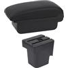 TjOta Scatola Bracciolo Per Ford Per Focus Per C-Max 2005 2006 2007 2008 2009 2010 2011 Bracciolo Auto Bracciolo Centrale Console Doppio Strato Bracciolo Centrale(B1 Black Line)