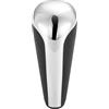 YTJLF Leva Pomello Cambio Dell'automobile Per Peugeot 206 207 208 301 307 308 407 408 607 3008 5008 Per RCZ Pomello Del Cambio Per Auto Leva Del Cambio Penna Automatica(Chrome Silver)