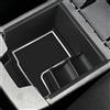 SKTU Casella di Riposo per Console Centrale - Compatibile con Renault Captur 2 / E-Tech/Hybrid 2020-2025 2026, Organizzatore di Braccio, Accessorio per Captur 2 (Bianco)