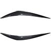 BONNYT Fari Sopracciglio Palpebre Per BMW Serie 1 F20 F21 L & R 116 118 120 125 M135i M140i Facelift 2015-2019 ABS Faro Sopracciglia Palpebra Adesivi 3D fari Anteriori Sopracciglia (Color : Carbon Look)