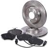 ATEC Germany Set freni asse anteriore incl. dischi freno Ø 280 mm ventilati + pastiglie freno anteriori Compatibile con AUDI A4 B5, A4 B6 (8E2) (8E5), A4 B7 (8EC) (8ED), VW PASSAT B5 (3B2) (3B5))