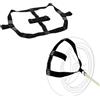 Mirrwin Cinghie di Fissaggio per Motociclette Blocco, Cinghia di Fissaggio per Moto Ruota Posteriore Accessori per Moto per Barra di Trasporto, Nero