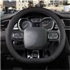 Generico Coprivolante Per Citroen C3/C3 Per Picasso Per Aircross Per Pluriel DS3 DS5 9 Colori Coprivolante Per Auto In Pelle PU Antiscivolo Accessori Per Auto protezione volante(D shape Black)