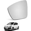 Esselle Parts Specchio Retrovisore per Volkswagen Up Dal 2017 Destro Lato Passeggero, Vetro Ricambio Esterno con Piastra ABS, Montaggio Plug & Play