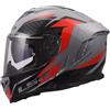 LS2, Casco Moto Integrale STORM III DYNAMO Grey Red, S