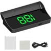 Generico Display Heads Up Per Auto - HUD Parabrezza Automatico | Monitor Velocità Parabrezza | Tachimetro Digitale | Set Proiettore Da 3,64x2,05 Pollici Con Temperato Per Camion Autobus Camper SUV