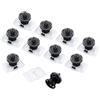 Inovey 10Sets Clip per Porte Interne dell'automobile Fibbia di Fissaggio del Pannello del Rivestimento dell'automobile 6Q0868243 Compatibile con VW Passat B6 Golf Tiguan