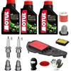 farbrothersonline TAGLIANDO-MANUTENZIONE COMPLETO MOTORE CAMBIO LUBRIFICANTE OTUL 5100 SEMISINTETICO FORMULA NGEN CORE 10W40 4T SUPER ACCELLERAZIONE FILTRO OLIO+F.ARIA+CANDELE PER SYM MAXSYM TL 508