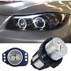 Ricoy - Luci di posizione a led, luce ad anello, E90 E91 2005-2008 3 Serie 6W, intensità: 6000K (confezione da 2)