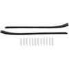Generico Guarnizione Porta Auto Per Peugeot 308 2011-2016 408 2010-2014 Gomma Auto Anteriore Sinistra Destra Parabrezza Trim Striscia auto guarnizione