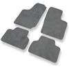 Mossa - Tappetini auto compatibili con Opel Corsa B 1992-2000 4 pz. grigio | Hatchback, Berlina