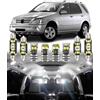 BMT xms 18pz Kit di Luci LED per Interni per Mercedes Benz M-Class ML W163 1997-2004,6000K Bianco Luminoso