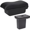 TOWBEBER For Opel Mokka 2025 scatola bracciolo bracciolo auto scatola portaoggetti automatica parti di retrofit dedicate accessori interni auto(C3 Black white NOUSB)