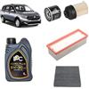 OP Kit tagliando 4 filtri + 5L olio 5W-30 IPC LS compatibile con Dacia lodgy 1.5 DCI Gasolio 2012-2015