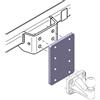 AHAKA Piastra adattatore universale per la regolazione dell'altezza 4 x 56 del gancio di traino per sfere flangia a 4 fori (AHK) regolabile in altezza.