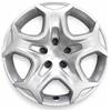Generico Set 4 Copricerchi 16 Pollici Compatibili con Ford C-Max dal 2010 in poi - Coppe Ruota in ABS Resistenti - Fissaggio Sicuro - Colore Silver