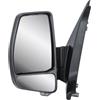 LONGLING Specchietto retrovisore sinistro elettrico e riscaldabile con indicatore di direzione elettronico, pieghevole, nero opaco, copertura per Ford Transit Tourneo Custom V362 2012-2023