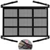 Xinxinphi 80cmx53cm Rete Bagagliaio Auto Con Cerniera, Reti Soffitto Auto Doppio Strato, Organizzatore Tetto Universale, Borsa Portaoggetti per Coperte e Vestiti, Accessori Campeggio per Tettuccio Auto