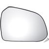 QUARKZMAN Specchio Retrovisore Destro 1pc Per Hyundai I10 13-19 | Vetro Reale Bianco Riscaldato Con Piastra Di Supporto Regolazione Elettrica 2 Pin Oe 87621B9010 Diagonale 18.5Cm