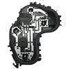 QRDKKL Fanali Posteriori Auto Per BMW Serie 1 F20 F21 2010-2015 Luce Posteriore Portalampada Presa Circuito Connettore Spina 63217315199 63217315200(1Pcs Left)