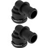 ECSiNG 2 Pezzi Flangia Refrigerante Auto 5Q0122291AJ 5Q0122291H Compatibile Con Audi Sportback 2018/09-2025/12