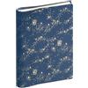 Exacompta - 136272E - Agenda tascabile SAD 13S Melina - 9 x 13 cm - Settimanale 16 mesi - Settembre 2023 - Dicembre 2024 - Colori blu coriandoli argento
