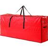 Generisch Borsa per il trasporto dell'albero di Natale, grande 228 cm, per albero di Natale artificiale, per dormitorio, vestiti e decorazioni per cantine garage