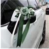 Pmnzdy 8 Pezzi Fiocchi per Auto Fiore in Seta Simulazione Fiocco Autoschmuck Decorazione per Auto Porta Maniglia Specchio Retrovisore Matrimonio Sedia per Chiesa Auto per Matrimonio Funerale Festa