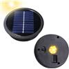HUIKUANGEU Lampada Solare di Ricambio,2 Pezzi Parti di Ricambio Lampada Solare 11cm,Luci Solari di Ricambio,Ricambio per Luci Solari,Pannello Solare di Ricambio,per Esterni Lanterne Da Giardino Patio