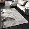 Paco Home Tappeto Dal Design Moderno E Motivo Tela Effetto Mélange, Colore:Grigio, Dimensione:160x230 cm