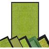 Floordirekt Zerbino verde - XXL per corridoio, ingresso, interno ed esterno, tappetino per porta, zerbino - antiscivolo e facile da pulire (90 x 120 cm, rine)
