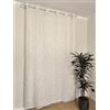 CATTANI TESSUTI Tende per Interni Moderne Tende trasparenti larghezza cm 200 altezza da 180 a 280 per Camera da Letto, Salotto, cucina, bagno 1 Pannelli 200x280 cm Bianco