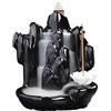 Dongzhi Porta incenso a cascata, in ceramica, per aromaterapia, decorazione per la casa, per meditazione, yoga, regalo di Natale