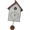 KESOTO Orologio a Cucù con Pendolo, Decorazione da Parete in Legno, Display con Numeri, Volume Regolabile, per Camera da Letto, Sala da Pranzo